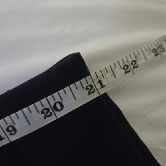 🔥 2/$9 or 3/$13   George Women's Navy Blue Wide-Leg Cropped Trousers - Picture 8 of 8